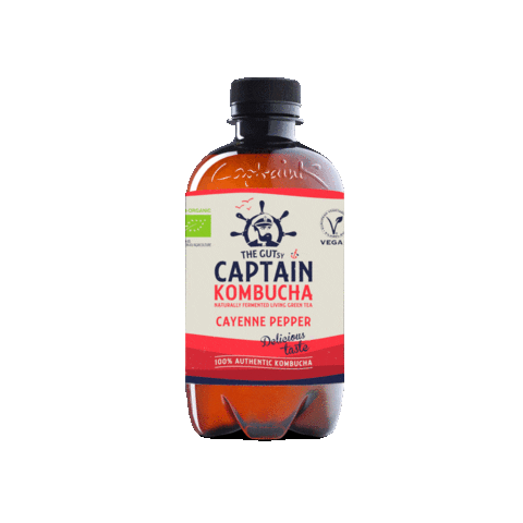 Kombucha Captainkombucha Sticker by GUTsy Captain