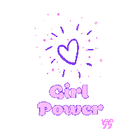 Gg Girl Power Sticker by GlitterGirl.au