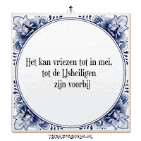 Winter Hoop Sticker by Tegelspreuken.nl