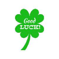 St Patricks Day Good Luck Sticker by Foster Bubbies