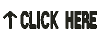 Arrow Click Here Sticker by Club 77 Sydney