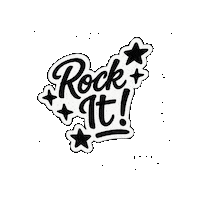 Rock Sticker by Foei Collective