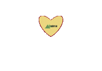 Vandrvan love heart travel van Sticker