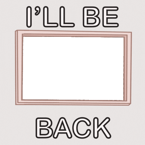 Be Right Back Sticker by Odd Otties