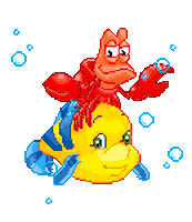 The Little Mermaid Love Sticker