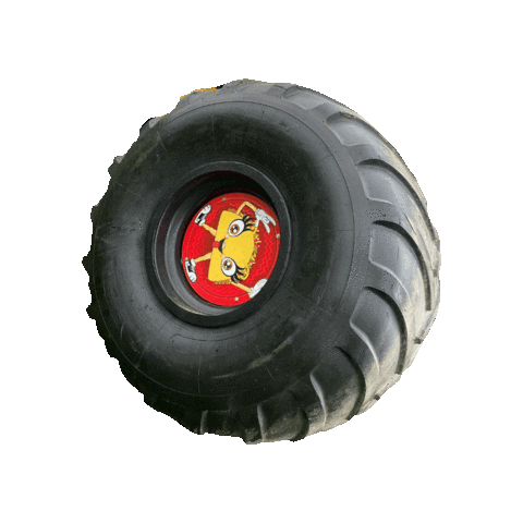 TeamThrowdown giphygifmaker monstertruck crunchtime monstertrucks Sticker