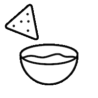 Chips And Dip Sticker by Freebirds World Burrito
