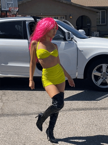 Walk Hair Flip GIF by Bikini.com