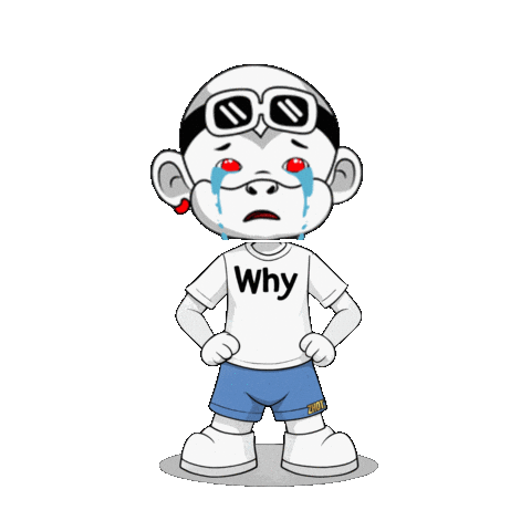 Sad Face Y Sticker by Zhot Shop