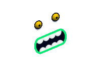 dientes Sticker by WIPco