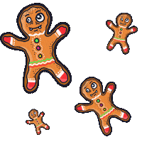 Baking Merry Christmas Sticker