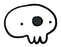 Illustration Skull GIF
