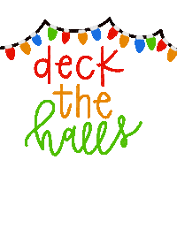 Christmas Lights Sticker