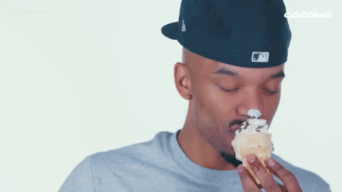 eat ice cream GIF by iOne Digital