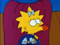 driving marge simpson GIF