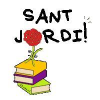 Sant Jordi Sticker by xpassarlestona