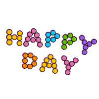 Happy Day Sticker