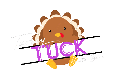 Turkey Tuck Sticker by Haute Barre Studio