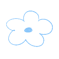 Forget Me Not Flower Sticker