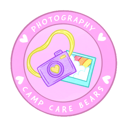 Photography Camera Sticker by Care Bear Stare!