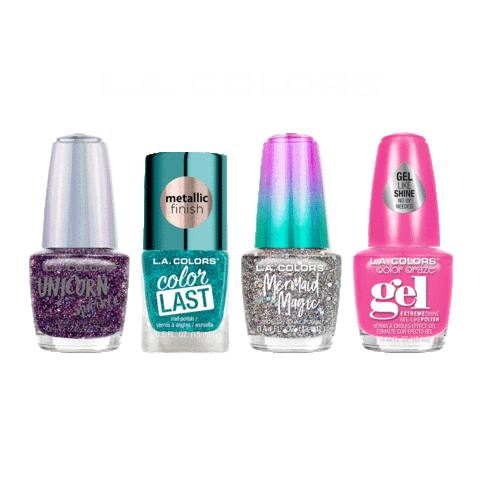 pink glitter Sticker by L.A. COLORS Cosmetics