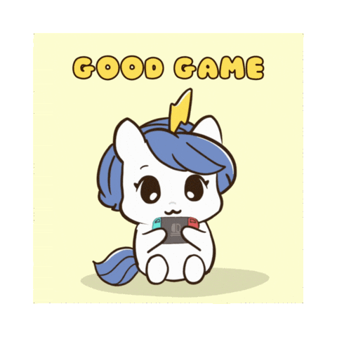 Game Over Gg Sticker by Brave Unicorn