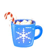 Nokiamobileru christmas coffee winter new year Sticker