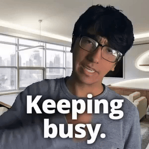 Keeping busy