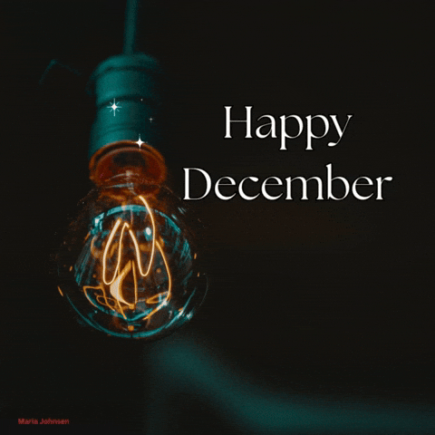 Happy December GIF by Maria Johnsen
