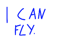 I Can Fly Art Sticker by Henning Schulze