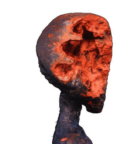 Turning Around Sticker by The Horror Section