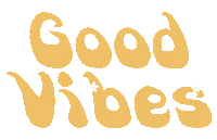 maihart good vibes yellow minimal Sticker