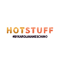 bykarolinameschino hot sparkle stuff hotstuff Sticker