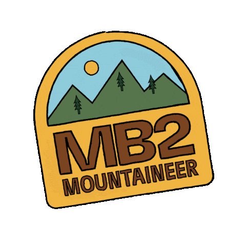 Mountaineer Mb2 Sticker by TRIPPIESTEFF
