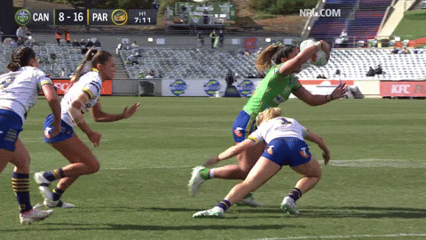 Womens Rugby League Nrl GIF by Canberra Raiders
