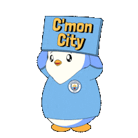 Manchester City Football Sticker by Pudgy Penguins