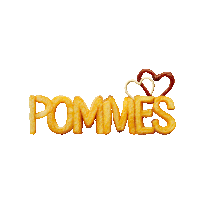 Sommer Pommes Sticker by NEW AG