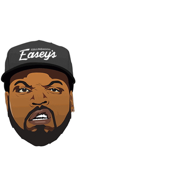 Ice Cube Rap Sticker by Easey's