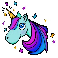 simplytoppings magic unicorn magical diabetes Sticker