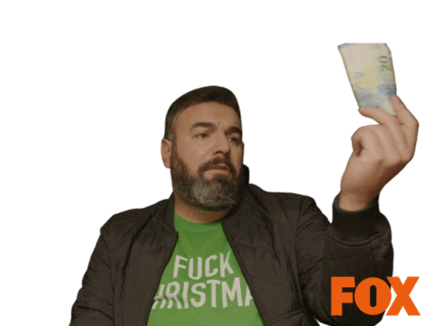 foxtves giphyupload sticker fox dinero Sticker