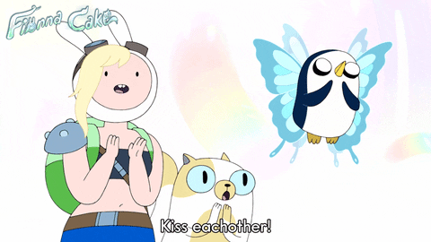 Adventure Time Kiss GIF by Cartoon Network