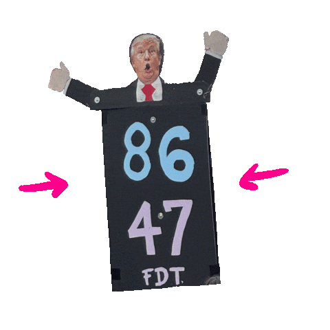 Organize Donald Trump Sticker by Creative Courage