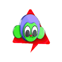 3D Warning Sticker by BIMBA Y LOLA