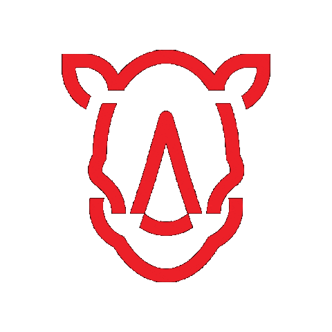 RhinoGNA business ray industrial rhino Sticker