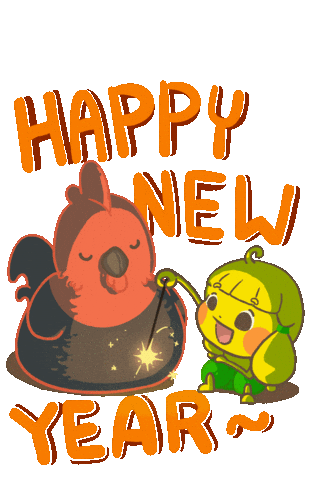 Happy New Year Sticker