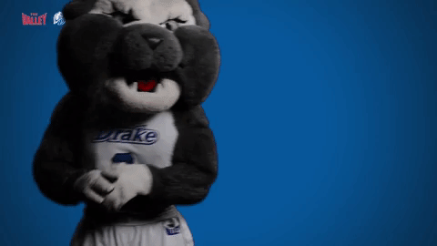 Drake Bulldogs GIF by Missouri Valley Conference