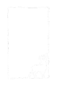 Forest Frame Sticker by The Babylonbus Vanlife Europe