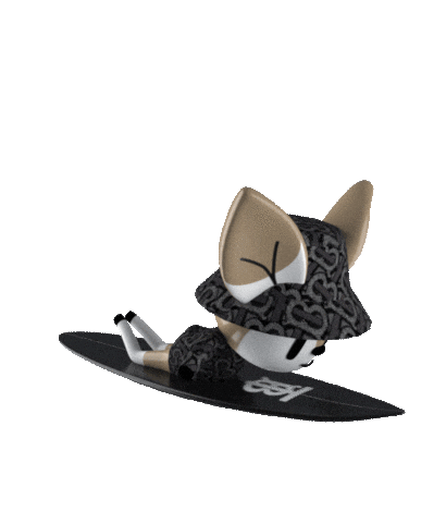 3D Surf Sticker by Burberry
