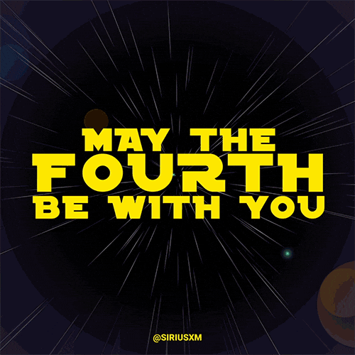 Star Wars May The Force Be With You GIF by SiriusXM