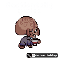 Intelligence Bigbrain Sticker by HotDogs